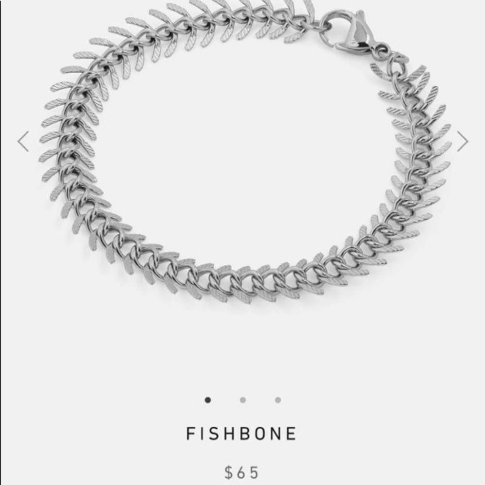 Fishbone unisex bracelet 😍 brand new in box